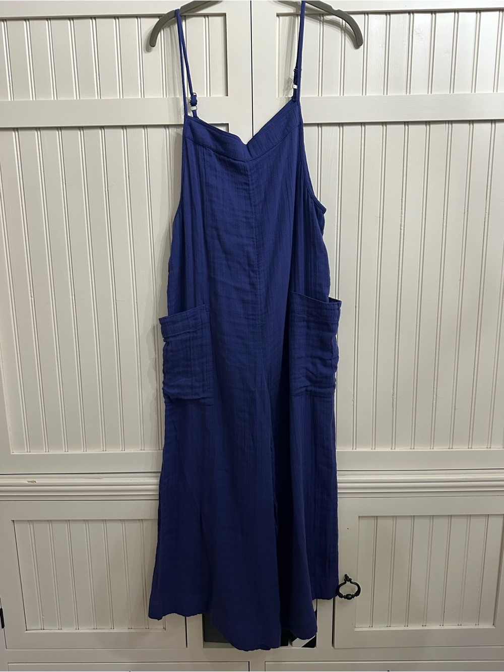 Rip Curl Royal Blue Spaghetti-Strap Maxi Dress